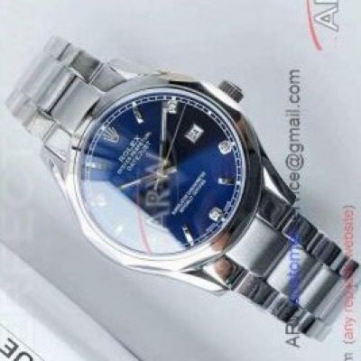 Perfect Replica Rolex Datejust D-Blue Face Angular Bezel 41mm Watch